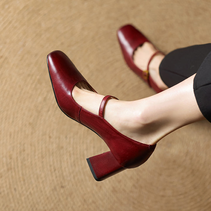 Solmar Genuine Leather Heels