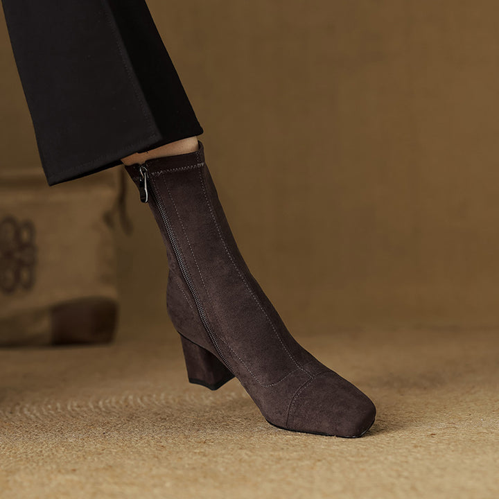 Sari Genuine Suede Boots