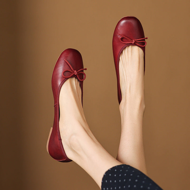 Talla Genuine Leather Flats