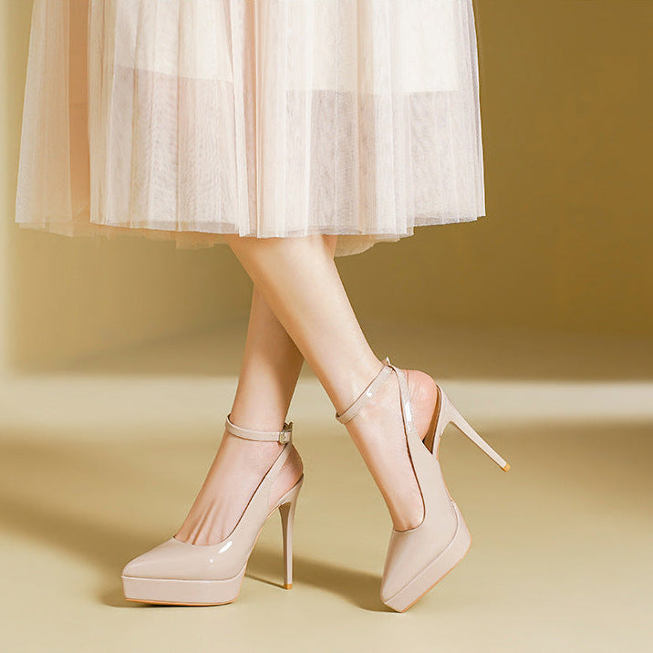 Arlena Leather Heels