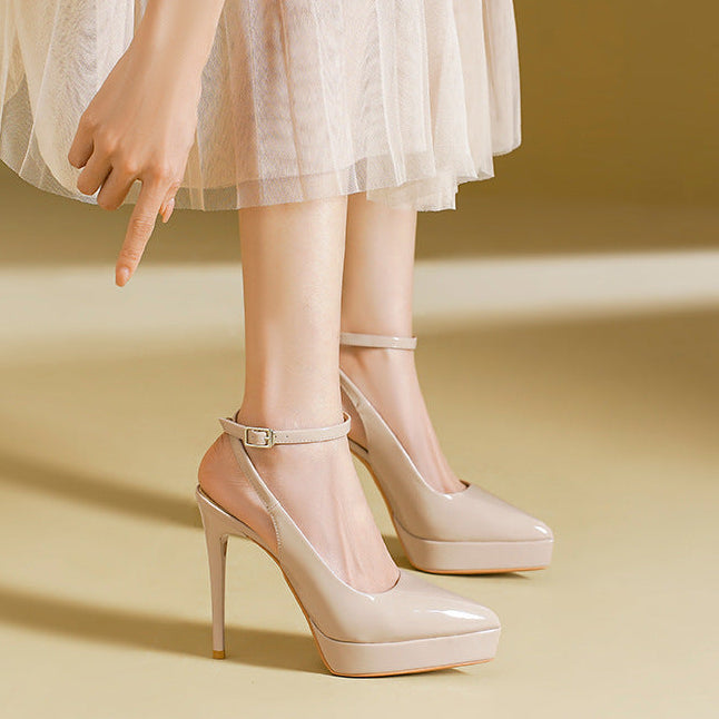 Arlena Leather Heels