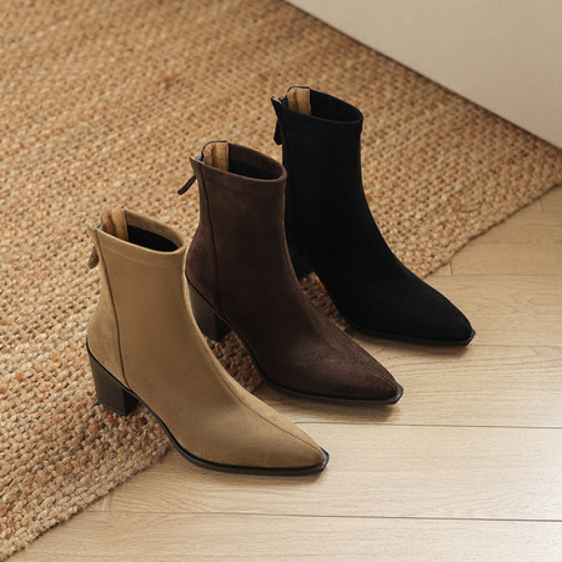 Sarli Genuine Suede Boots