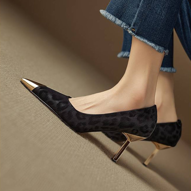 Celia Genuine Leather Heels