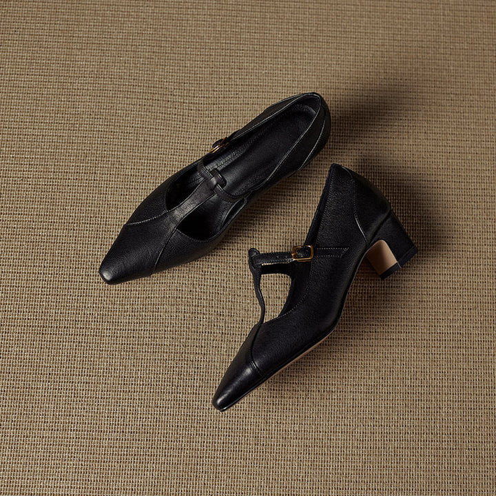 Veloria Genuine Leather Heels