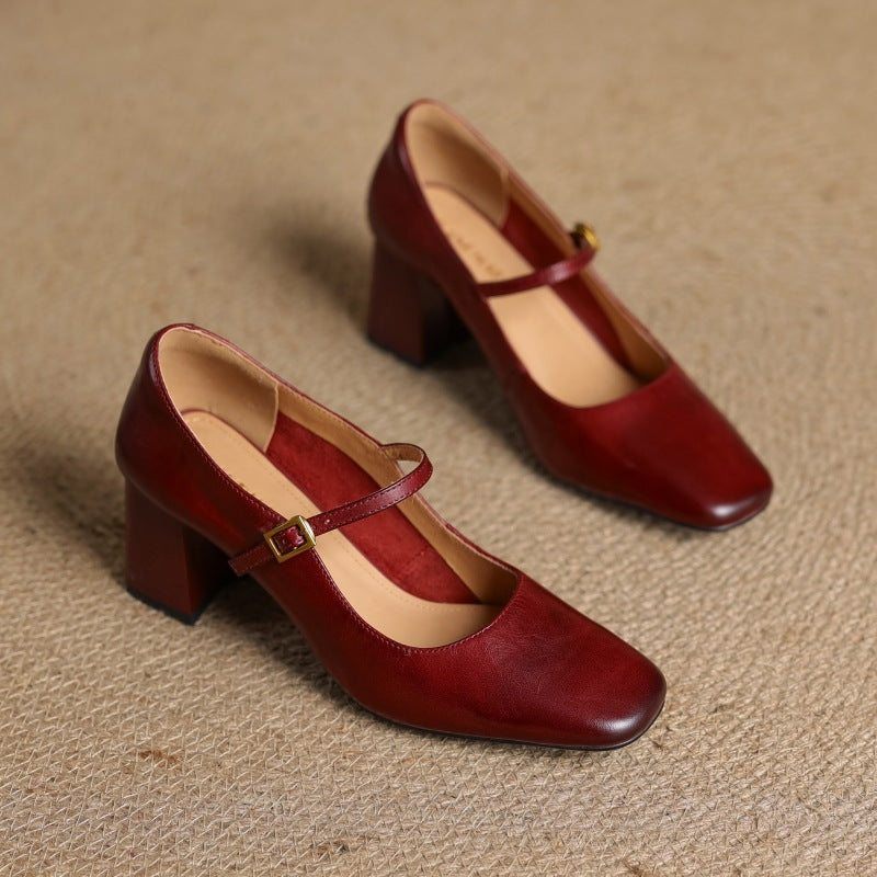 Solmar Genuine Leather Heels