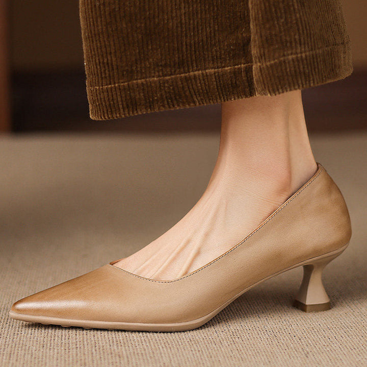 Valeria Genuine Leather Heels