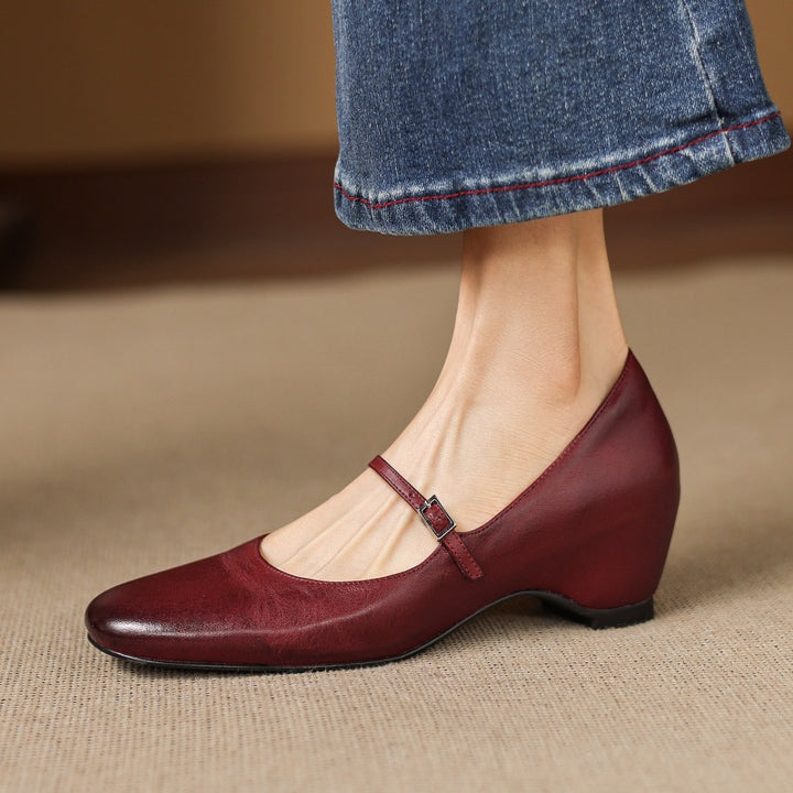 Sira Genuine Leather Heels
