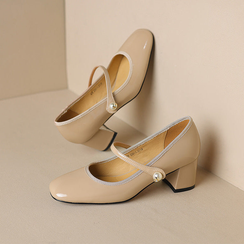 Calista Genuine Leather Heels