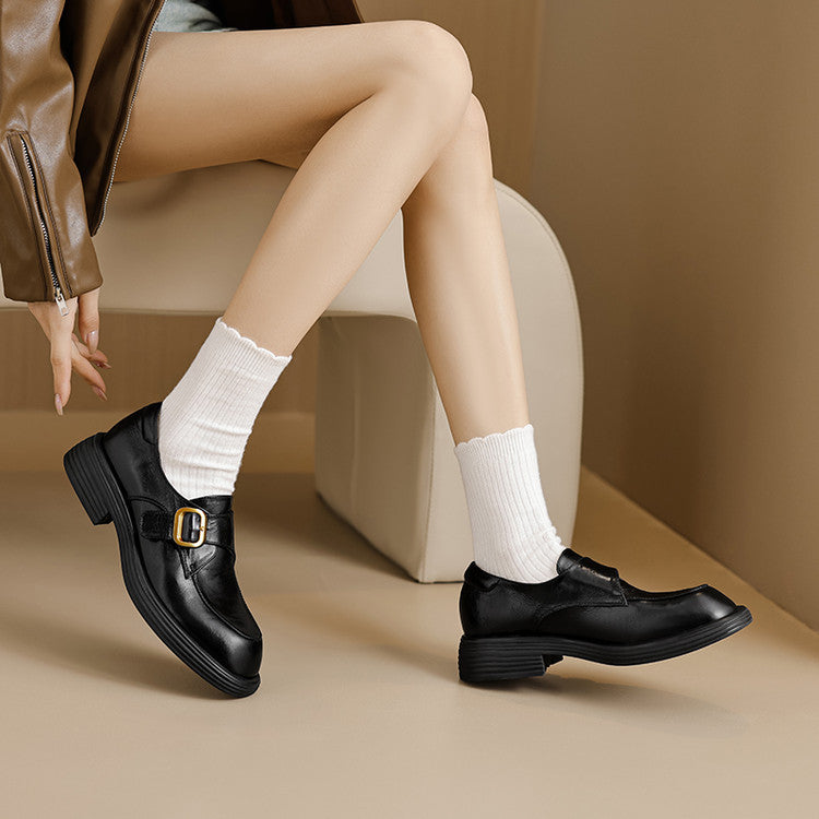 Vellé Genuine Leather Loafers