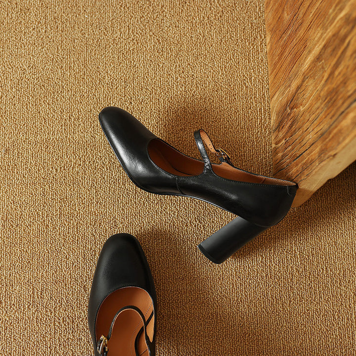 Capri Genuine Leather Heels