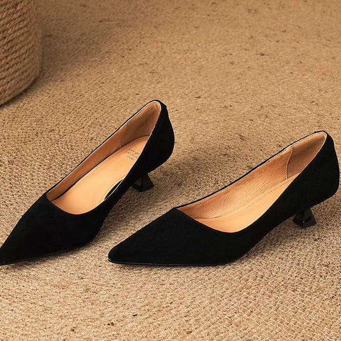 Orlen Genuine Suede Heels