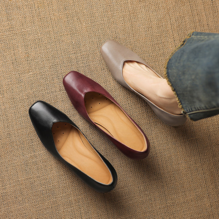 Orella Genuine Leather Heels