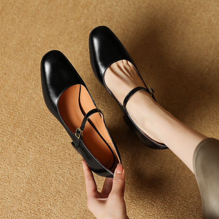 Capri Genuine Leather Heels