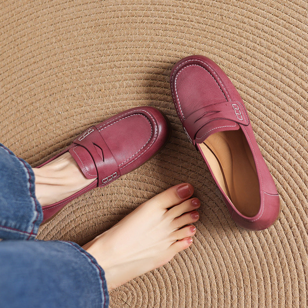 Ruvia Genuine Leather Loafers