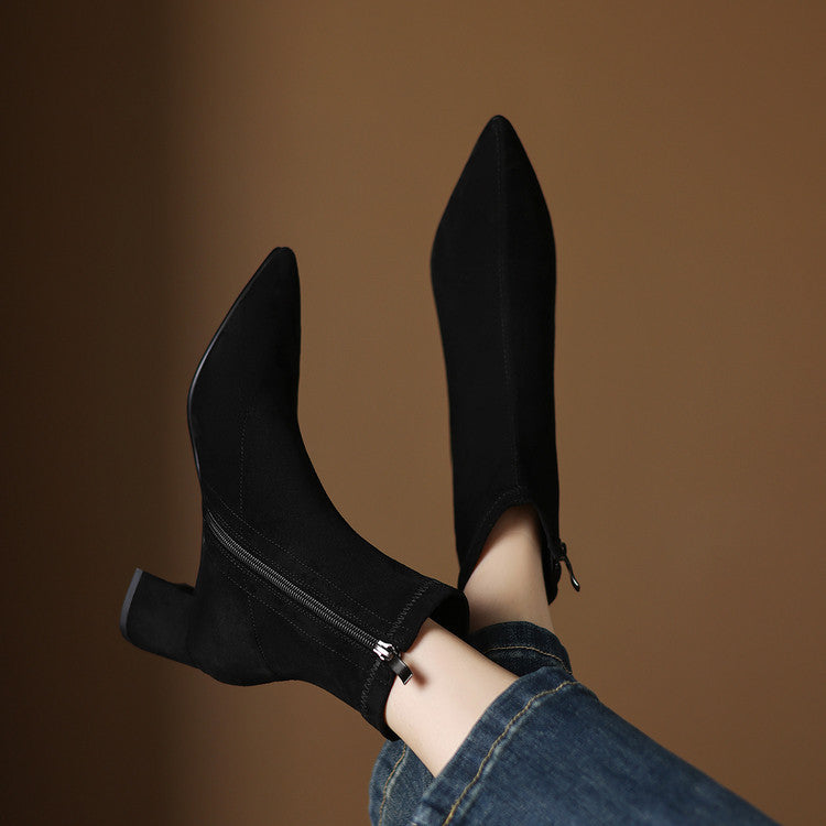 Odette Genuine Suede Boots