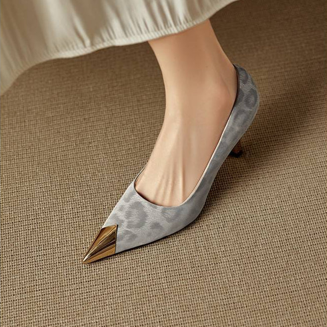 Celia Genuine Leather Heels