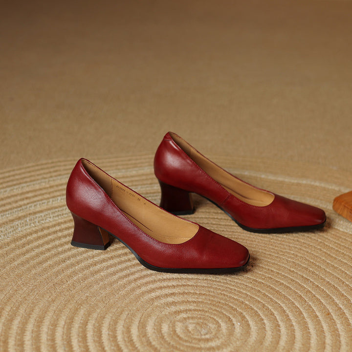 Eden Genuine Leather Heels