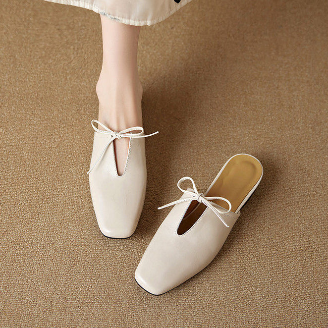 Rosalia Genuine Leather Mules