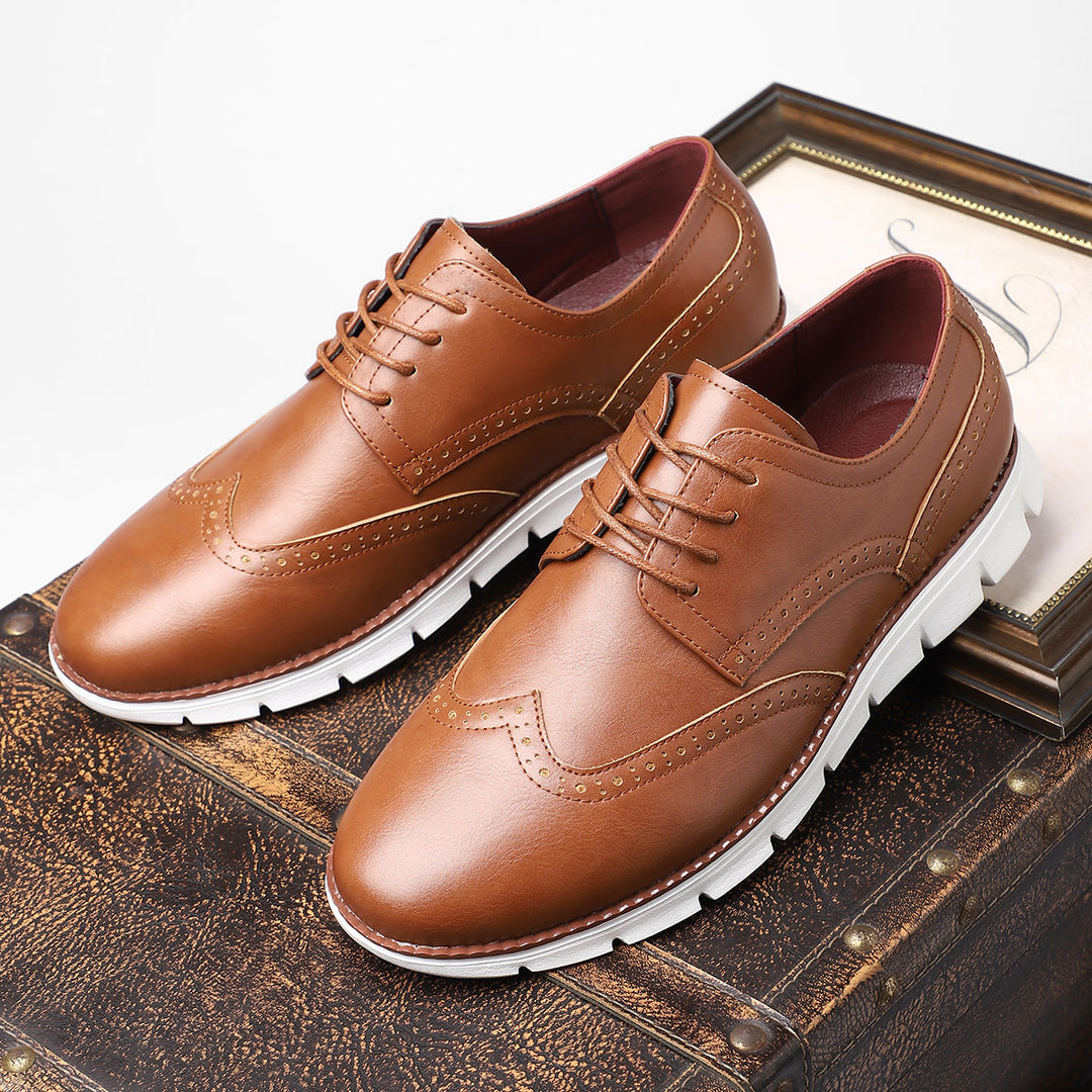 Crimson Genuine Leather Shoes