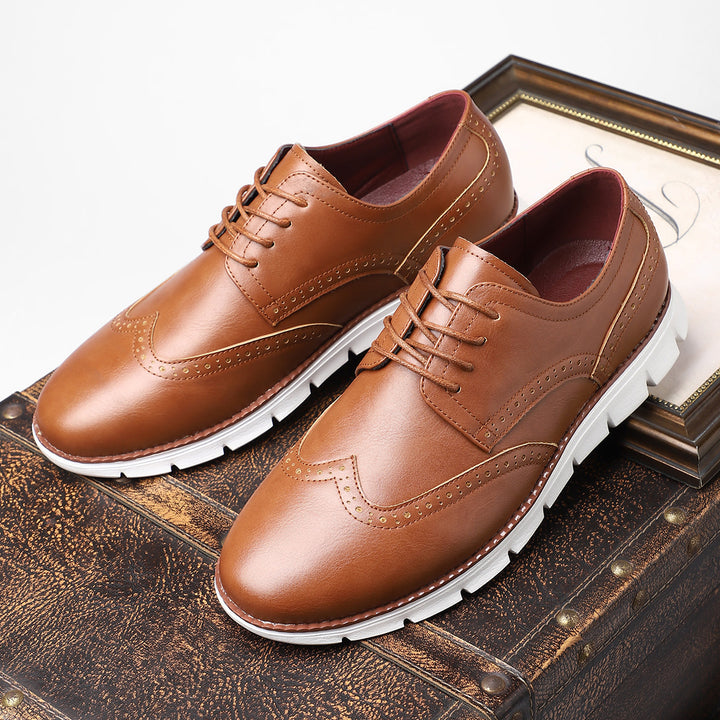 Crimson Genuine Leather Shoes