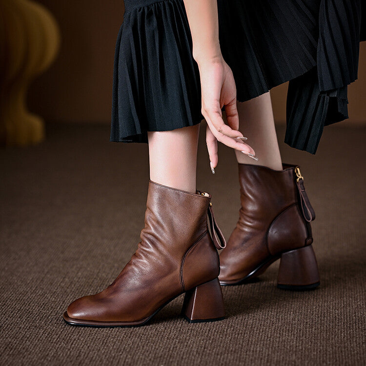 Livia Genuine Leather Boots