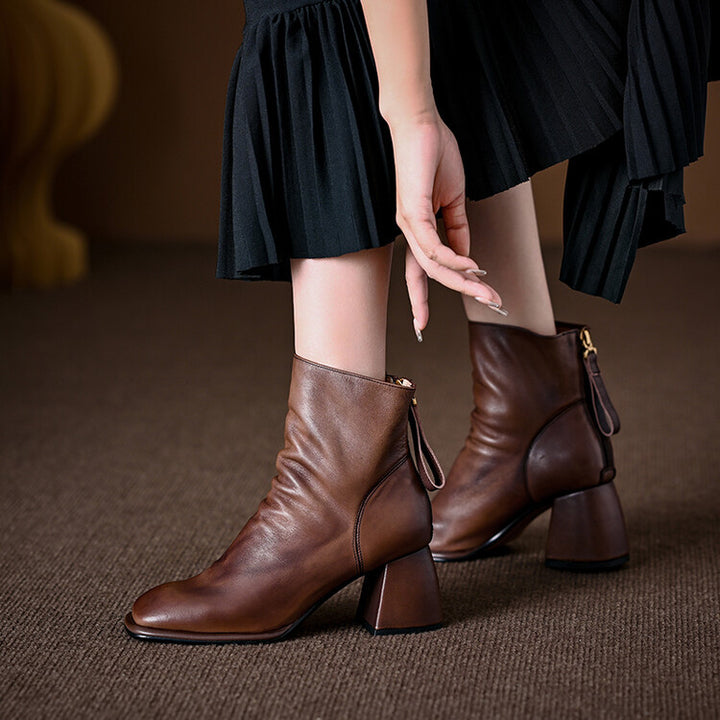 Livia Genuine Leather Boots