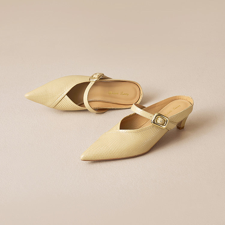 Maribelle Genuine Leather Heels