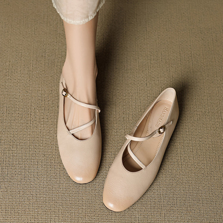Valla Genuine Leather Flats