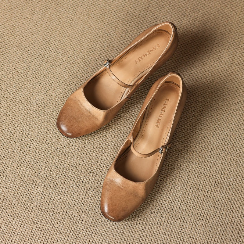 Sira Genuine Leather Heels