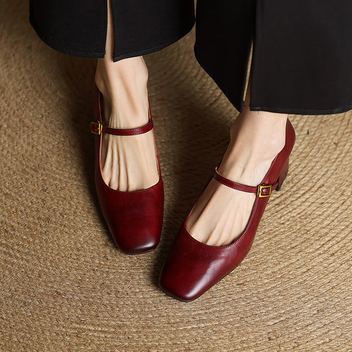 Solmar Genuine Leather Heels