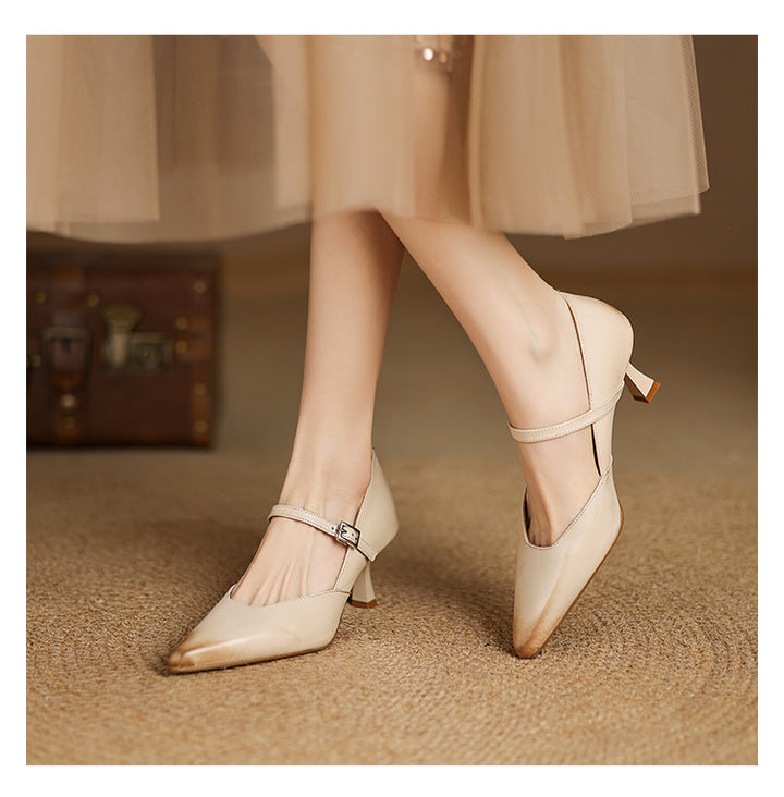 Nivara Genuine Leather Heels