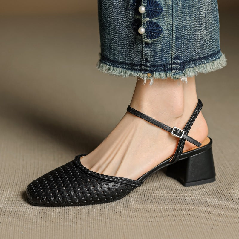 Orelia Genuine Leather Heels