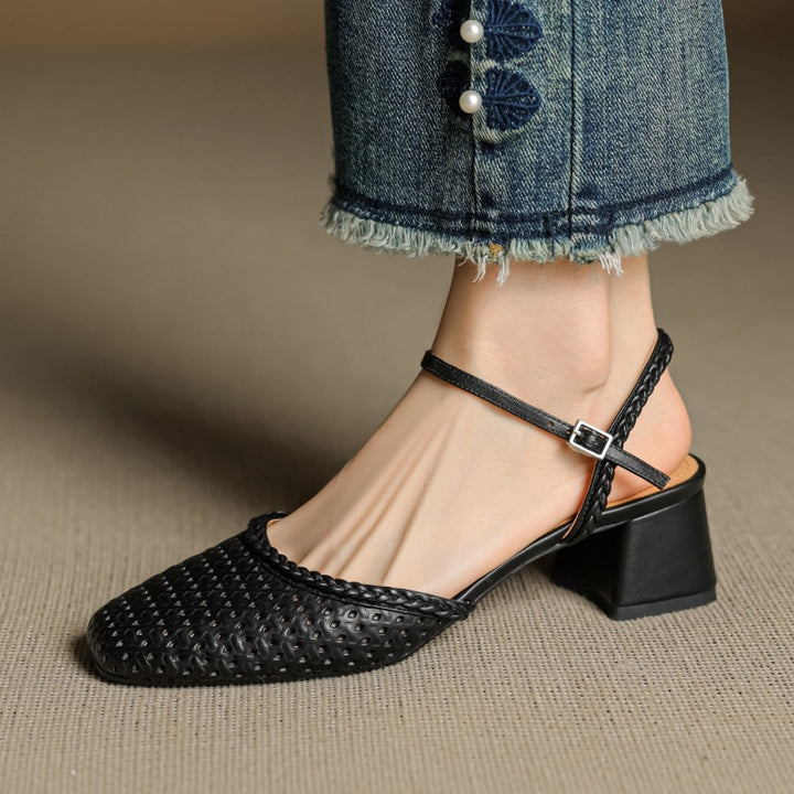 Orelia Genuine Leather Heels