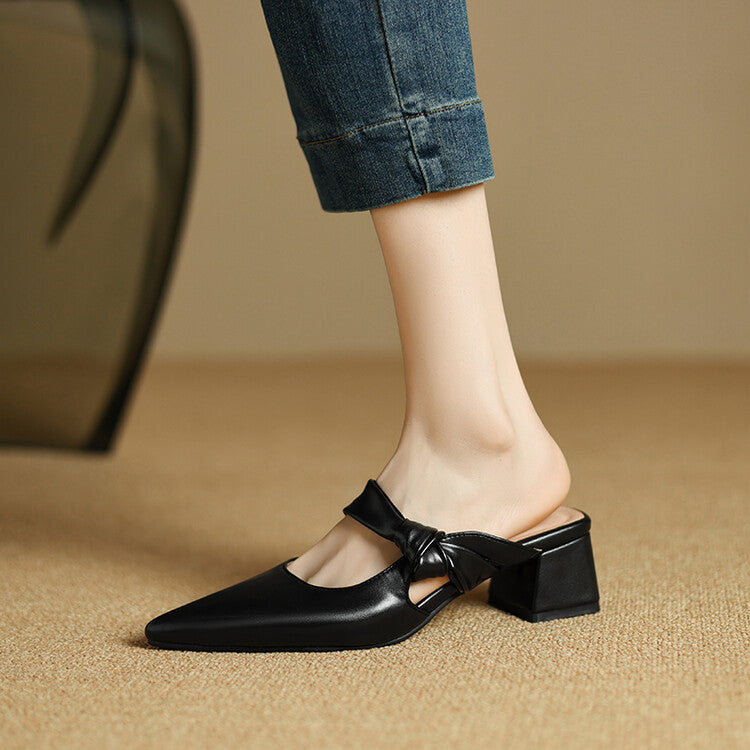Noressa Leather Mules