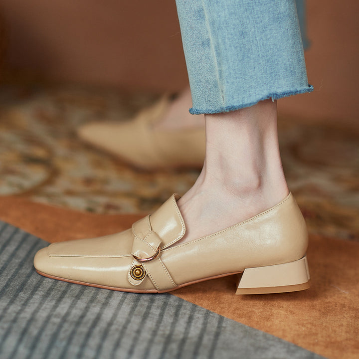 Marcelline Genuine Leather Loafers