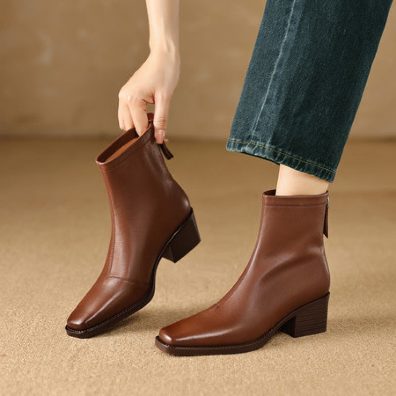 Lina Genuine Leather Boots
