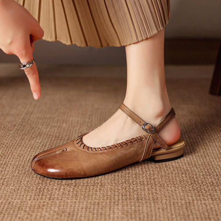 Carmela Genuine Leather Flats