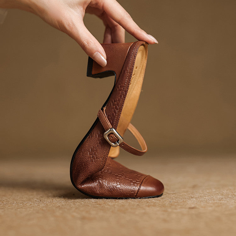 Vivette Genuine Leather Mules