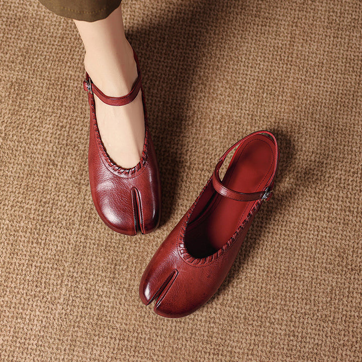 Carmela Genuine Leather Flats