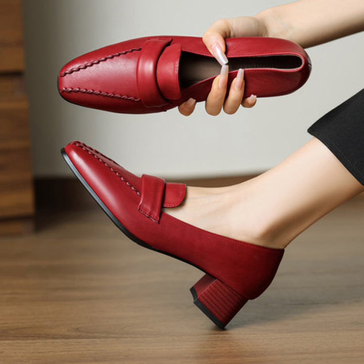 Avenelle Genuine Leather Loafers