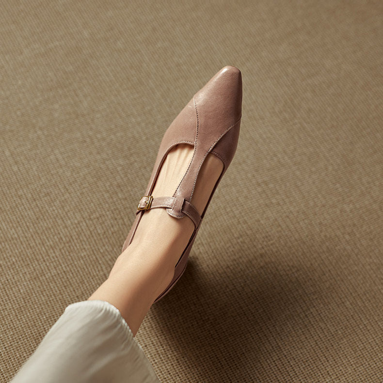 Veloria Genuine Leather Heels