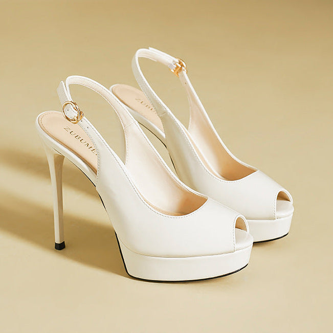 Arvella Leather Heels