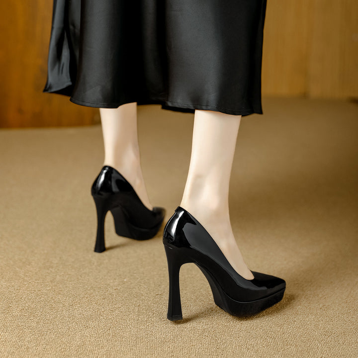 Vela Genuine Leather Heels