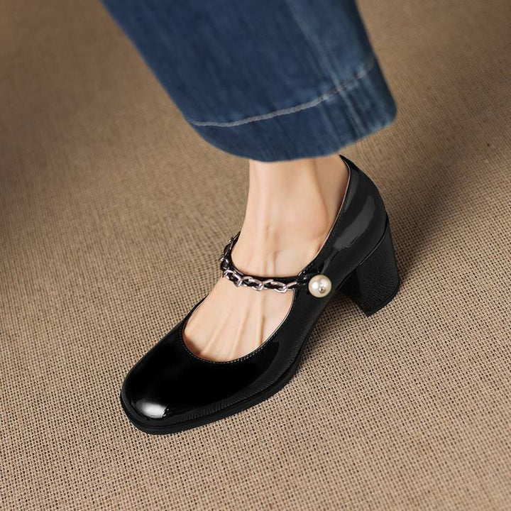 Vessa Genuine Leather Heels