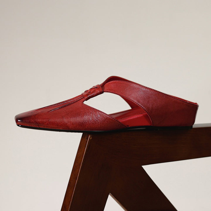 Lola Genuine Leather Mules