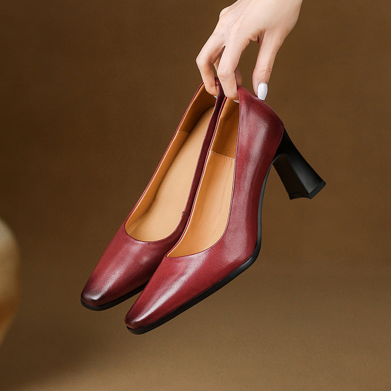 Marla Genuine Leather Heels