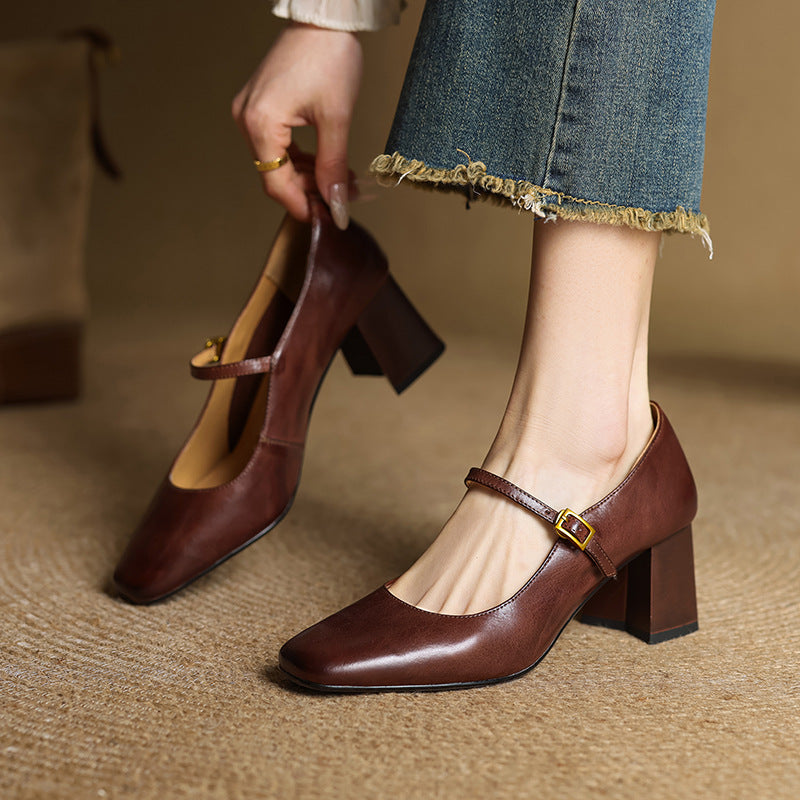 Solmar Genuine Leather Heels