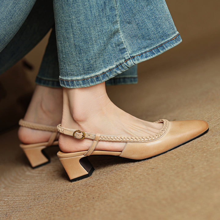 Bella Genuine Leather Heels