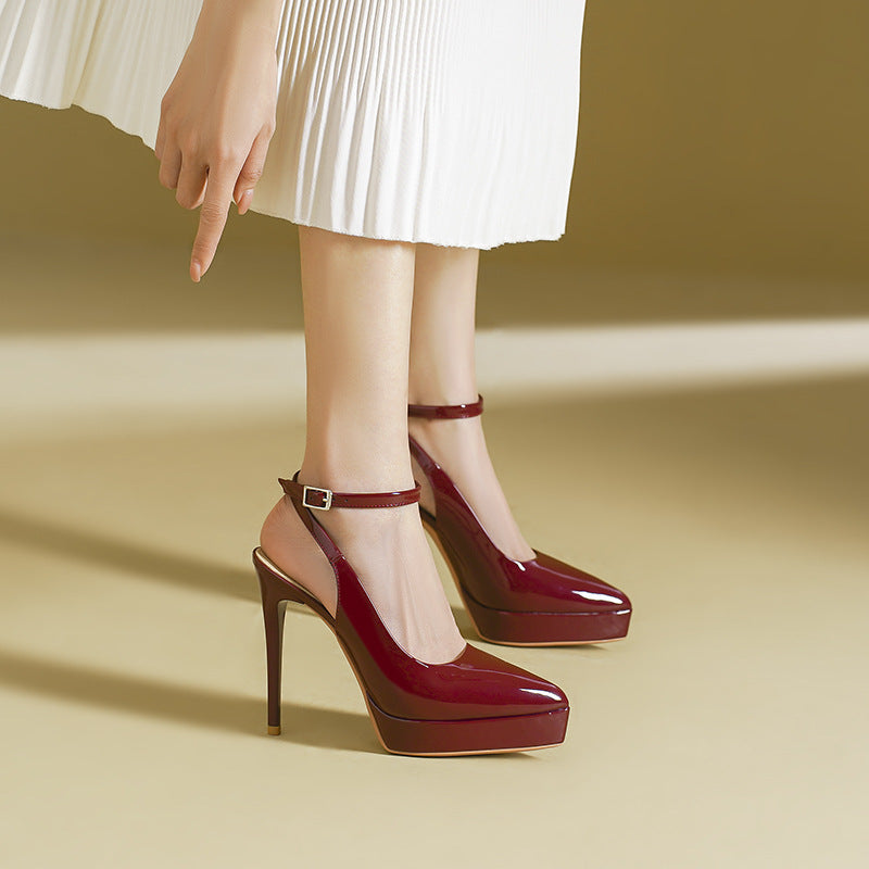 Arlena Leather Heels