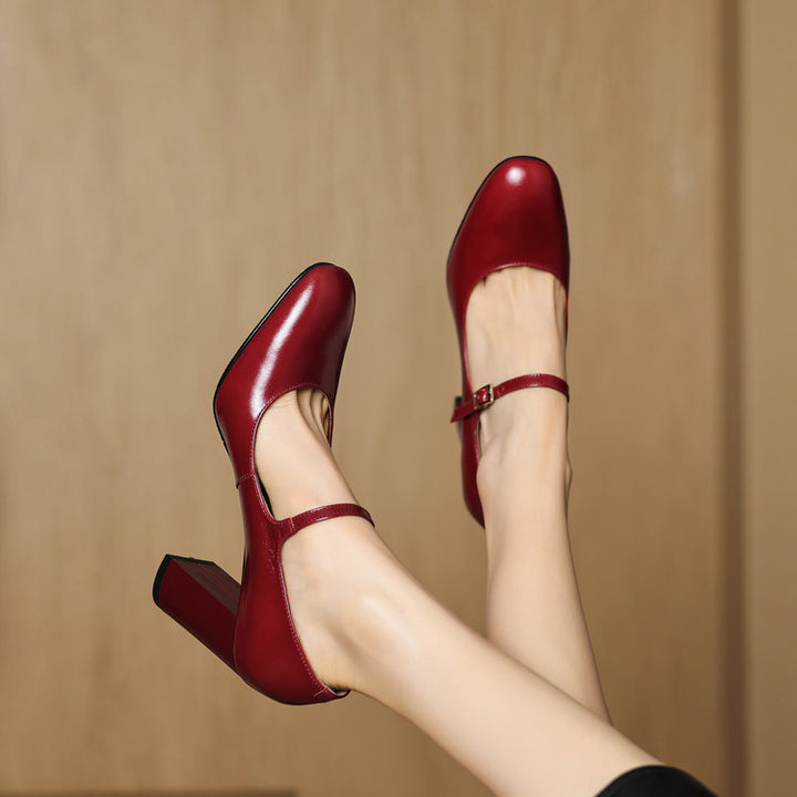 Capri Genuine Leather Heels